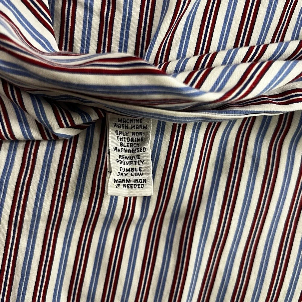 Polo Ralph Lauren Dress‎ Shirt Men 17 1/2  34/35 Striped Regent Classic Fit